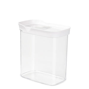 EMSA Optima Rettangolare Contenitore 1,6 L Trasparente, Bianco 1 pz