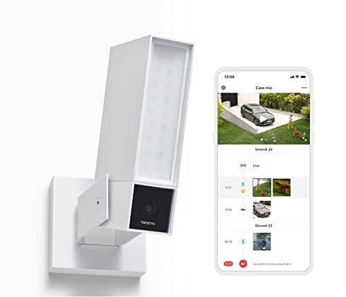 Netatmo NOC-S-W-IT telecamera di sorveglianza Cubo Telecamera di sicurezza IP Esterno 1920 x 1080 Pixel Parete