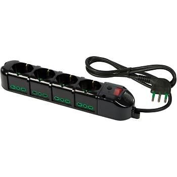 FANTON 42135 protezione da sovraccarico Nero 12 presa(e) AC 1,5 m