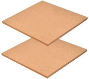 Pannelli di gomma autoadesivi - Tavolo da lavoro - Decorazione per la casa - 30 x 30 x 0,6 cm - 2 pezzi - Sordi e resistenti all'umidità