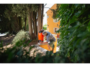 Nebulizzatore anti zanzare Stocker Geyser arancione E-25 MI 21V fino a 135m