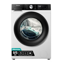 Hisense WD3S8043BW3 lavasciuga Libera installazione Caricamento frontale Bianco D