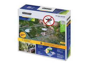 Kit base Stocker Geyser tubo 25mt 10 ugelli 10 raccordi a T 3 tappi 5 fermatubo