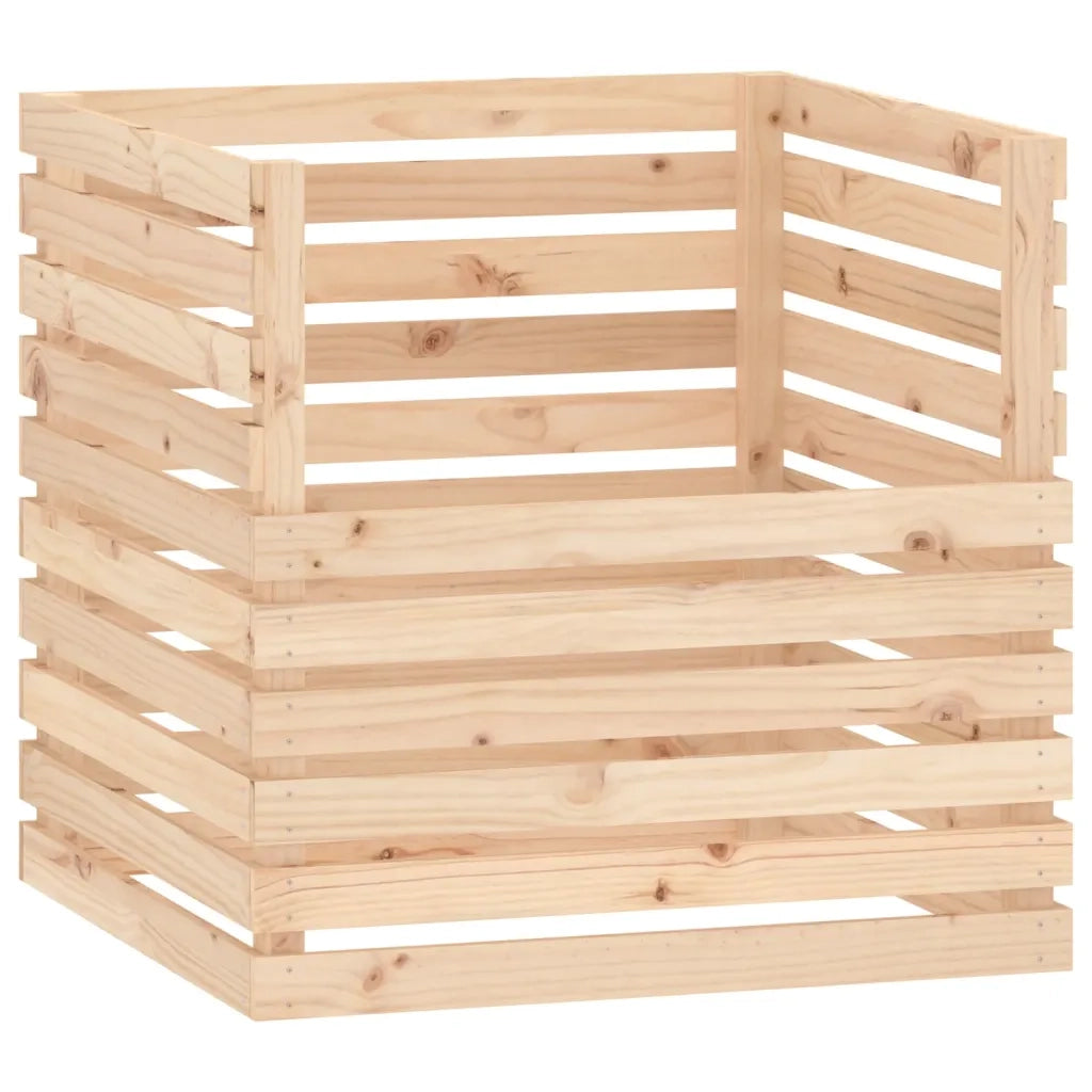 Compostiera 80x80x78 cm in Legno Massello di Pino 822187