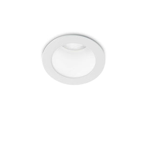 Lampada Da Incasso Quark Alluminio Bianco Led 8W 3000K Luce Calda