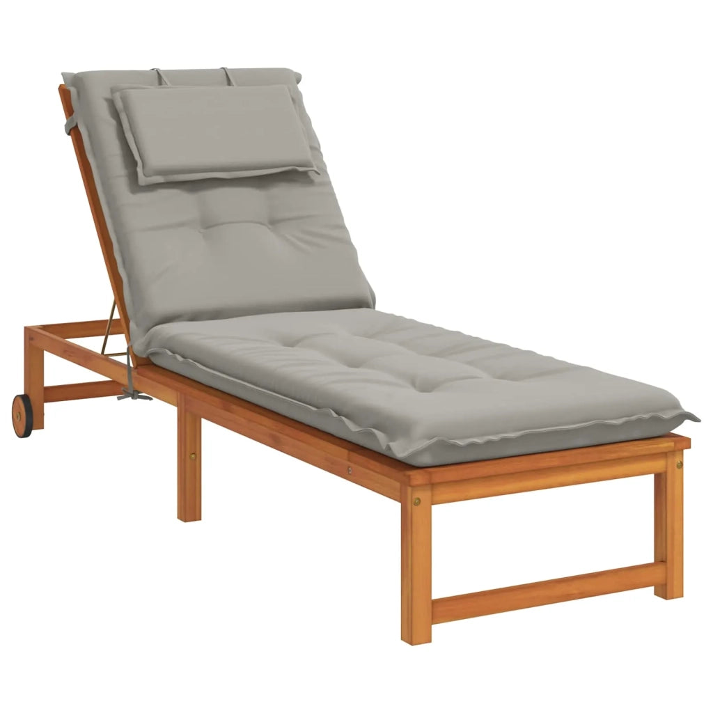 Cuscino per Lettino GEMERT 100% Poliestere Grigio 947504