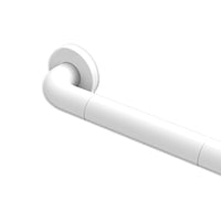 Maniglia goman cm.30 d35 in alluminio e nylon color bianco