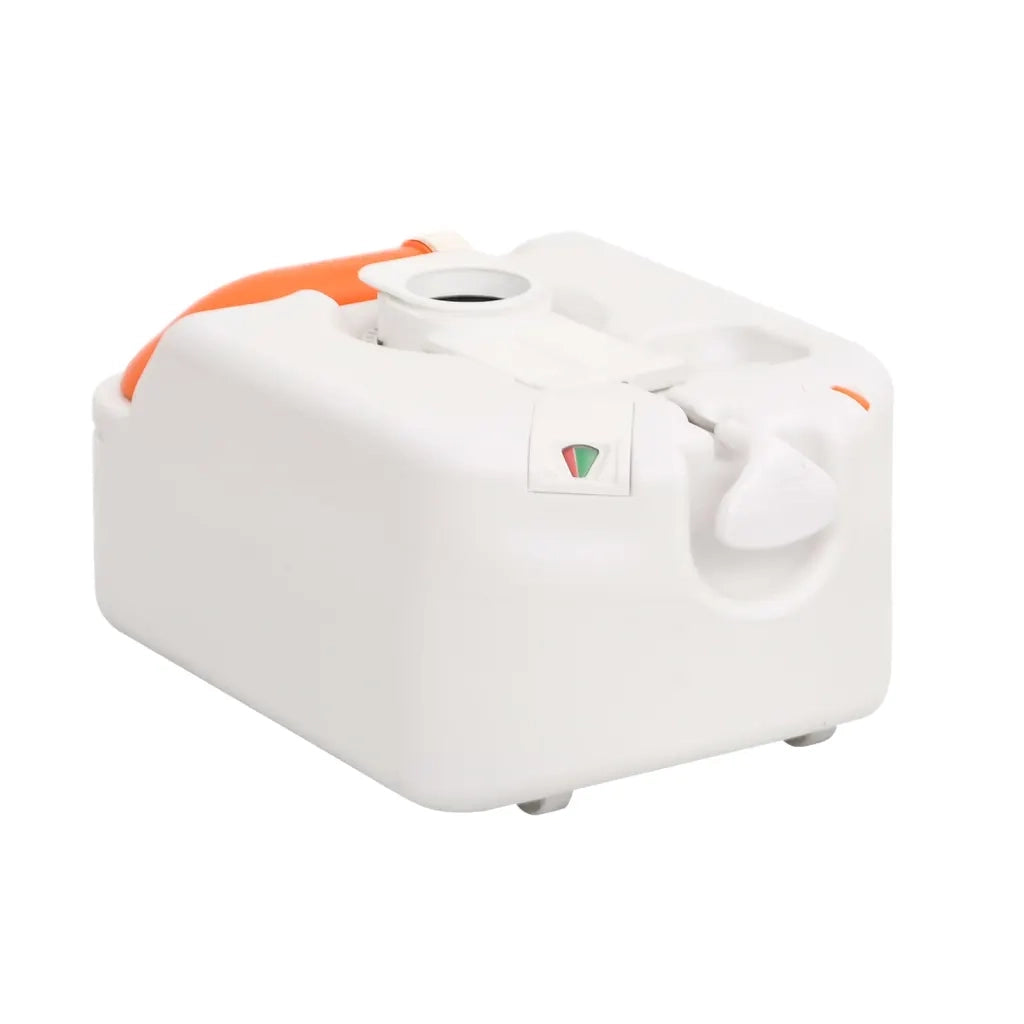 Toilette Integrata da Campeggio Bianca 24+17 L HDPE e Smalto 154410