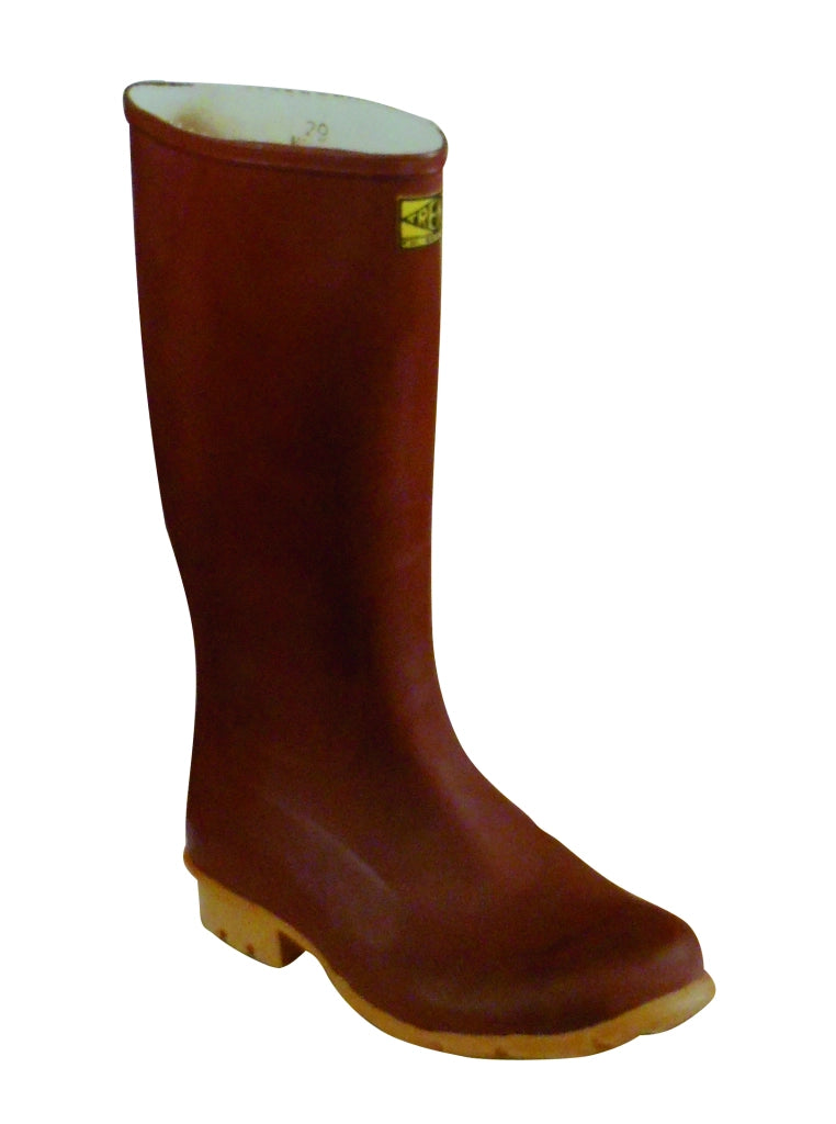 STIVALI IN GOMMA NATURALE CALANDRATA GINOCCHIO Col. Marrone Mis. 43