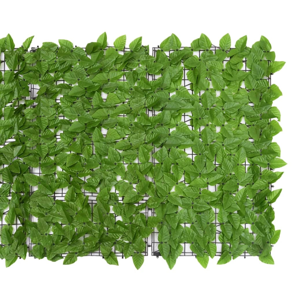 Schermo per balcone schermo per la privacy con foglie 600 x 100 cm verde 02_0010003
