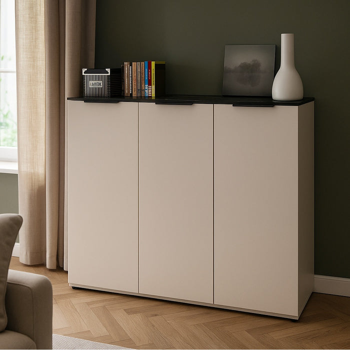 SCARPIERA BRINA 120X35XH101CM CASHMERE/MARMO