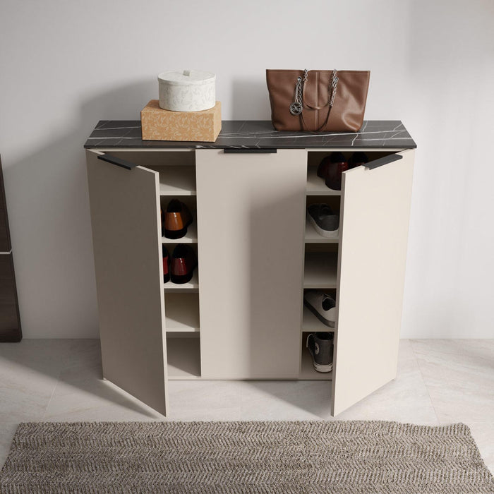 SCARPIERA BRINA 120X35XH101CM CASHMERE/MARMO