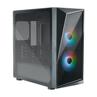 "Case CMP 320- USB3.2+USB2.0-2x2.5""/3.5""HDD 2x2.5""SSD-2x120mm ARGB Front Fans-Rad. Supp.-NO PSU"
