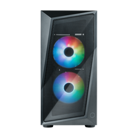 "Case CMP 320- USB3.2+USB2.0-2x2.5""/3.5""HDD 2x2.5""SSD-2x120mm ARGB Front Fans-Rad. Supp.-NO PSU"