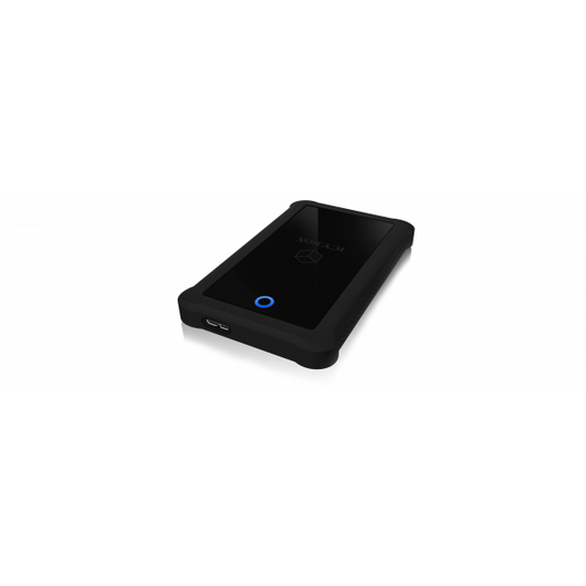 "ICY BOX Case Esterno per SSD/HDD 2-5"" a 1xUSB3.2 Gen1 Host- UASP- protezione in silicone"