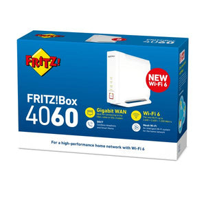 (20002952) FRITZ BOX 4060 - ROUTER WIFI 6 - TRI BAND - CENTRALINO TELEFONICO