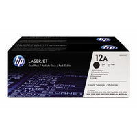 2 toner HP 12A - Nero