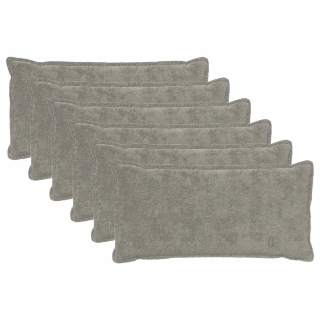 Federa 6 pcs HOUTEN Grigio Chiaro 40 x 80 cm 918467
