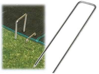 25 PZ PICCHETTI IN METALLO PER TELO PACCIAMANTE PACCIAMATURA CM.18X4