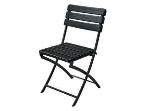 4 PEZZI SEDIE PIEGHEVOLI METALWOOD CM.55x46xH81 ARREDO GIARDINO SEDIE DA ESTERNO