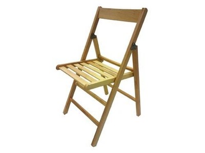 4 PZ SEDIE SEDIA PIEGHEVOLE IN LEGNO CM.44XH80