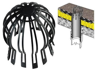 5 GRIGLIE PARAFOGLIE PER SCARICHI PLUVIALI ECC.DIAMETRO DA 60 A 120 MM