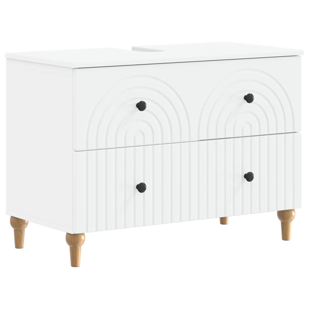 Armadio per Lavabo da Bagno ALKMAAR Bianco 82 x 41 x 59 cm 896135