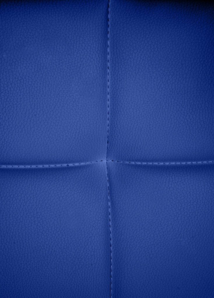 Sedia Visitatore Canada B in Similpelle blu