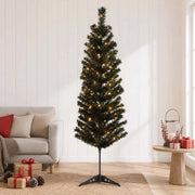Albero di Natale Artificiale Sottile 150 cm 150 LED 3461116