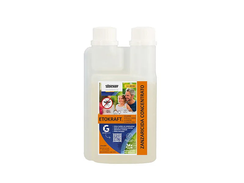 Stocker Etokraft repellente zanzaricida anti-zanzare confezione da 250ml