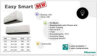 Climatizzatore Hisense Easy smart 12000 Btu A++ R32 NEW