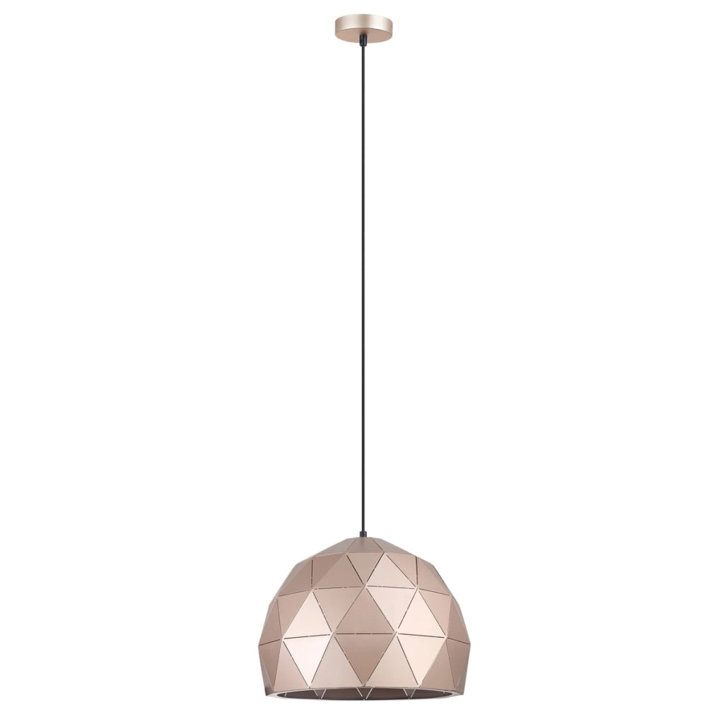 Lampada a sospensione Italux Harley oro Ø36 E27 dimmerabile