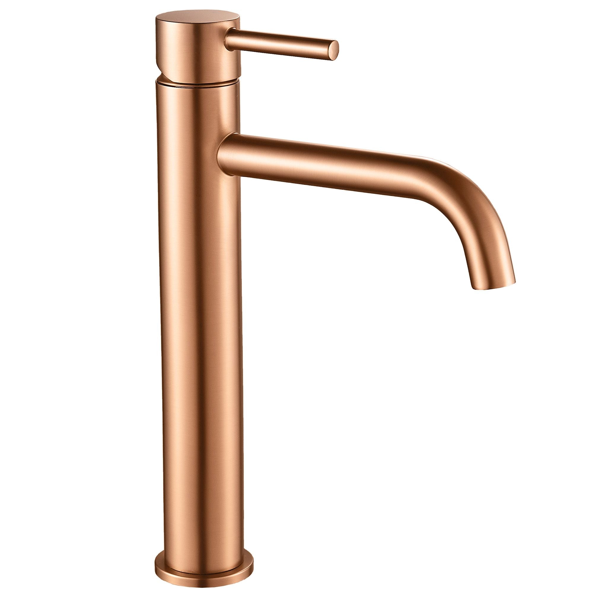 Rubinetto Da Lavabo Rea Lungo Brush Copper High