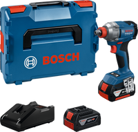 Avvitatore ad impulsi Bosch 285 nm attacco 1/4" - 1/2" 2 batterie GDX 18V-285