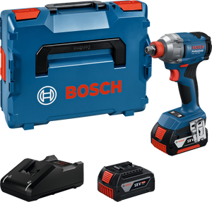 Avvitatore ad impulsi Bosch 285 nm attacco 1/4" - 1/2" 2 batterie GDX 18V-285