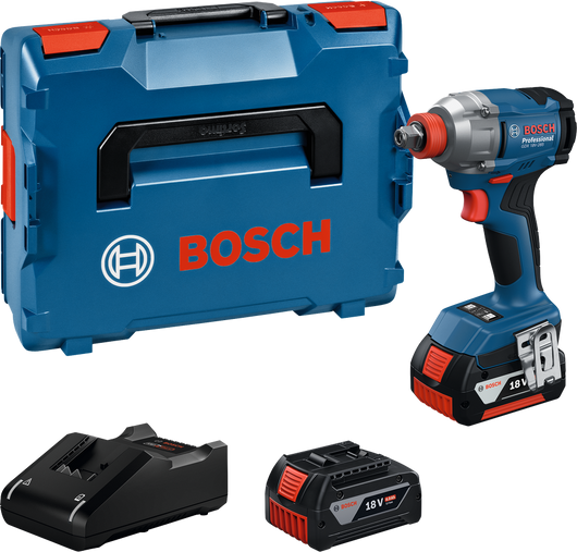 Avvitatore ad impulsi Bosch 285 nm attacco 1/4" - 1/2" 2 batterie GDX 18V-285
