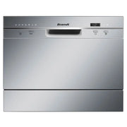 Lavastoviglie a libera installazione BRANDT DFC6519S - 6 coperti - Larghezza 55 cm - Classe A + - 49dB - A + - Bianco