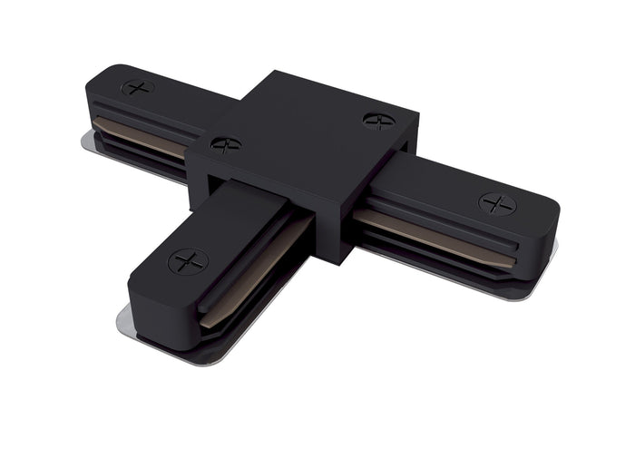 Connettore a T per Sistema Illuminazione a Binario Monofase Nero