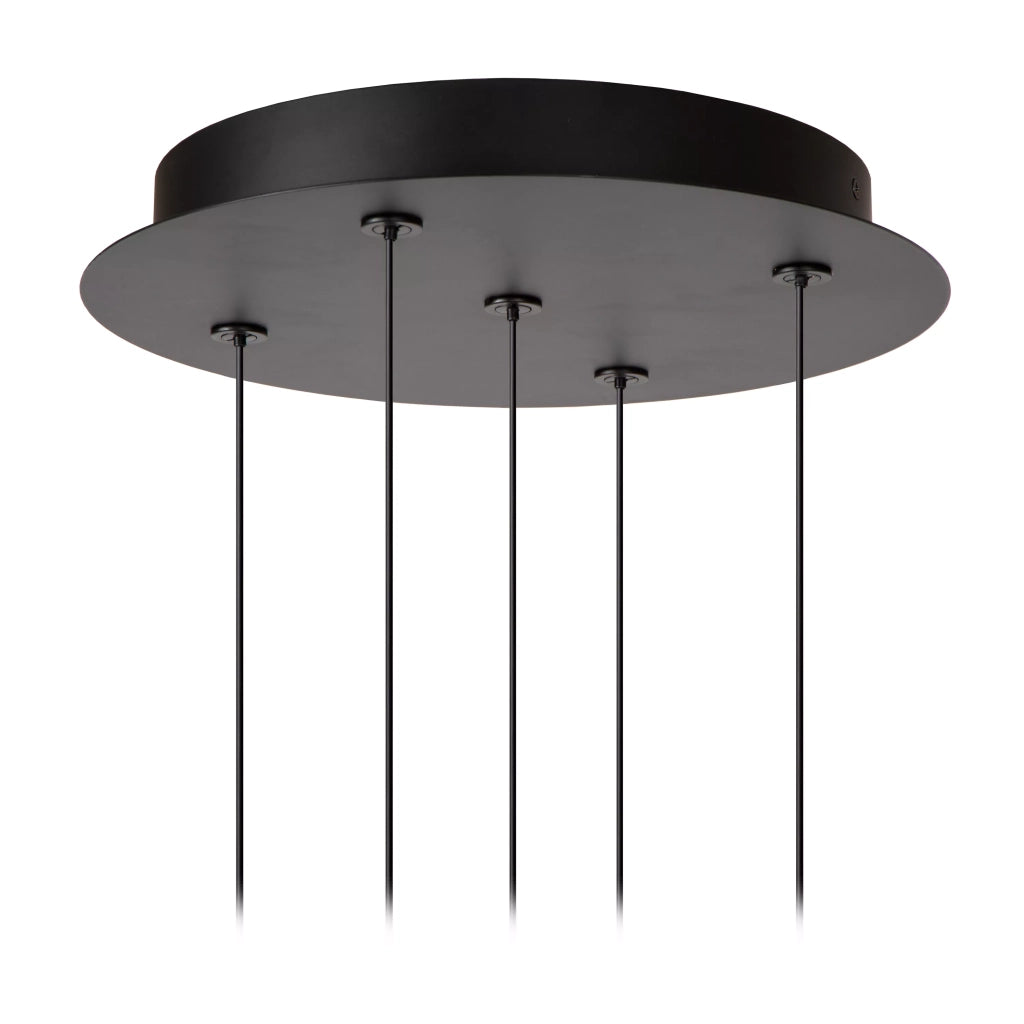 Lampada a sospensione Lucide Kligande LED 7W nera Ø30