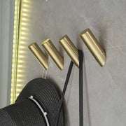 Set di 4 appendi asciugamani in ottone - appendi abiti - appendi capi - appendi bagno - appendi pesanti abiti