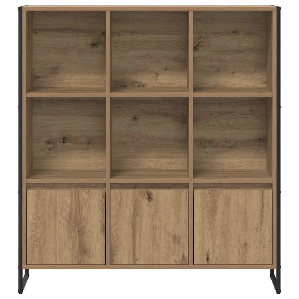Armadio per Libri 2 pcs Rovere Artigianale 99,5 x 30 x 108 cm 3403027