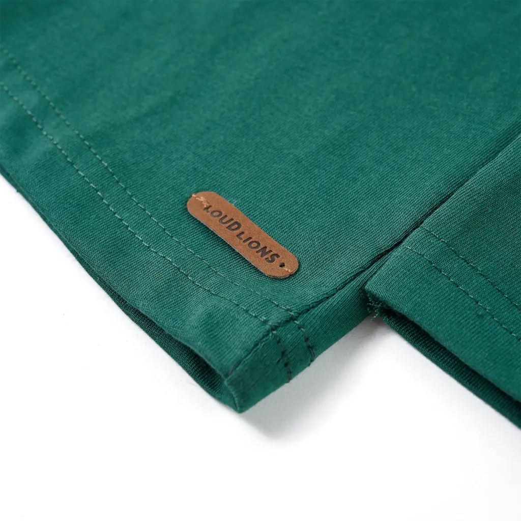 Maglietta per Bambini Maniche Lunghe Verde 104 12645