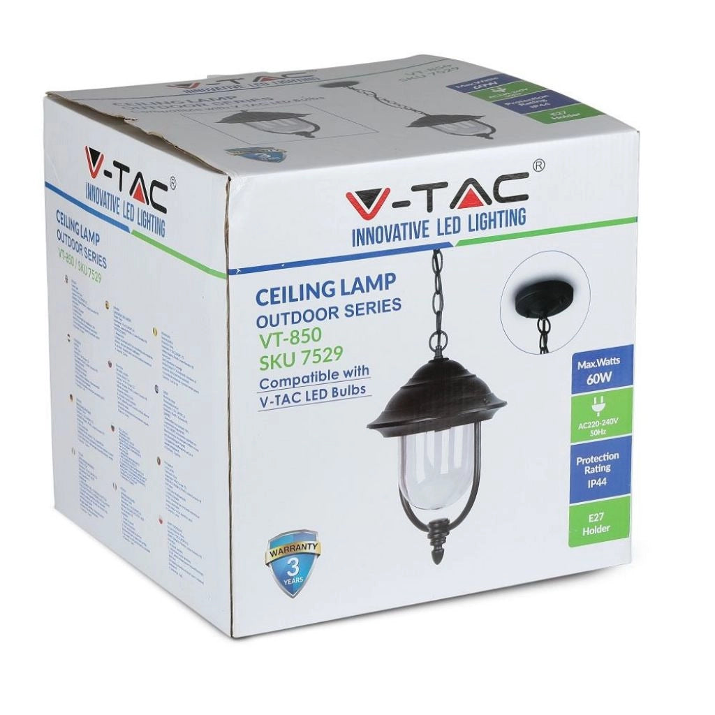 Lampada da giardino con copertura chiara per pc nero