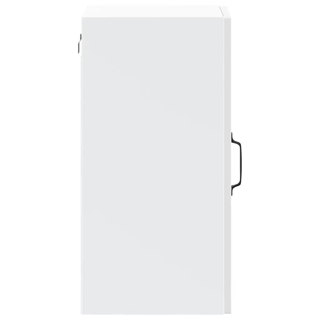 Pensile da Cucina con Porta in Vetro Kalmar Bianco Lucido 853529