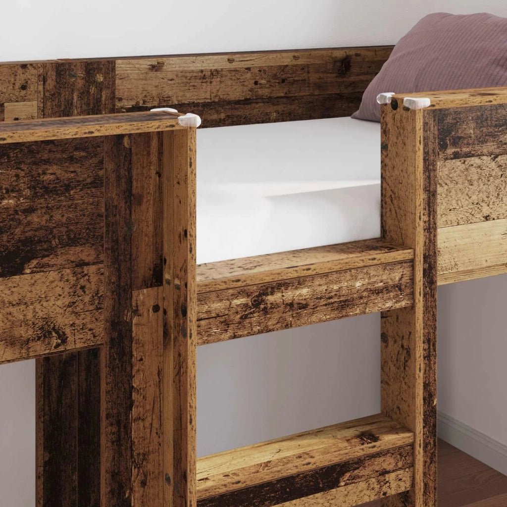Letto a Castello per Bambini | Letto Infantile | Lettino Legno vecchio 90 x 190 cm