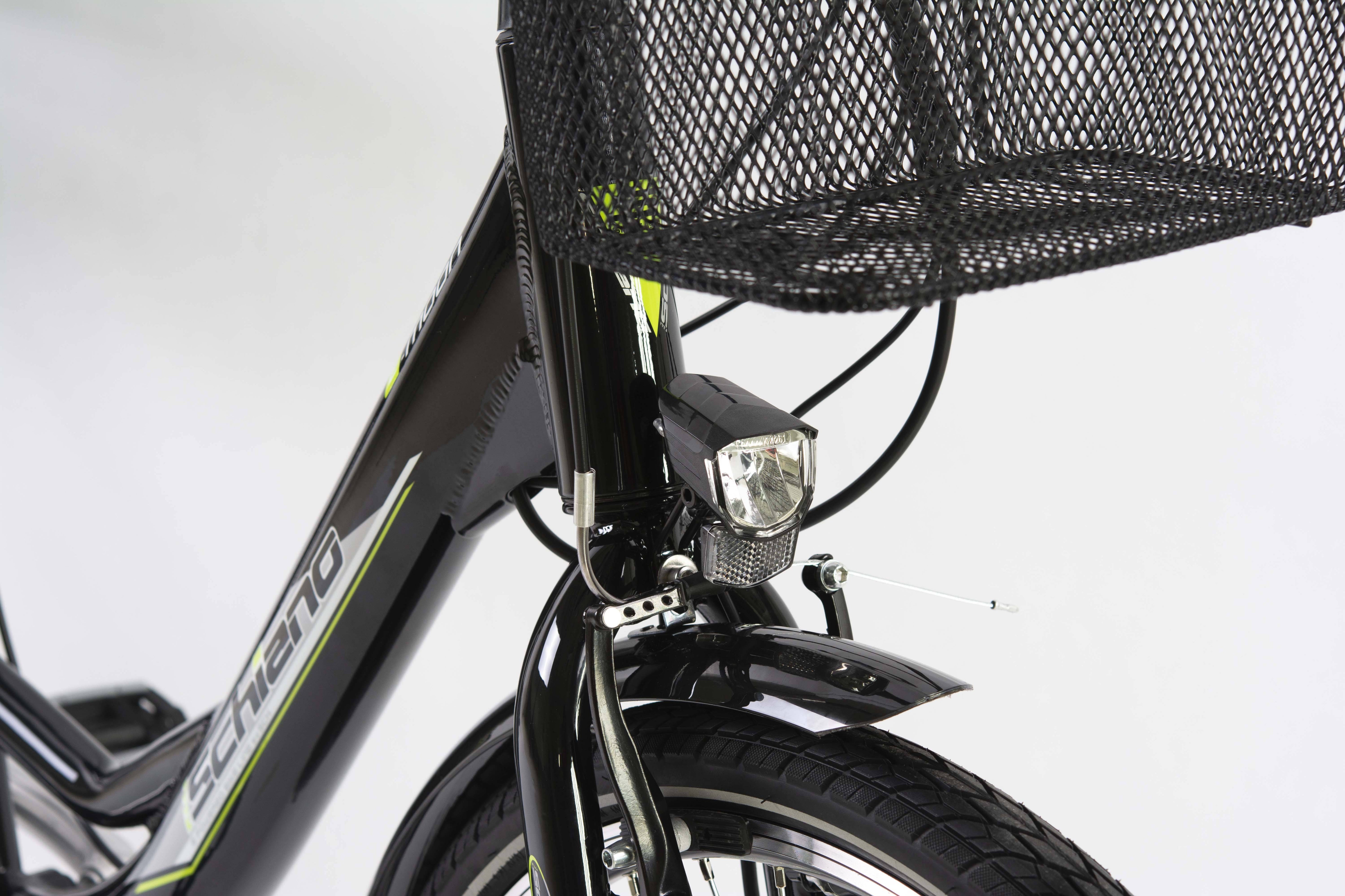 F.LLI SCHIANO E-MOON 26" bicicletta elettrica da cittÃ  per adulti, per uomo donna, con motore elettrico batteria sul 