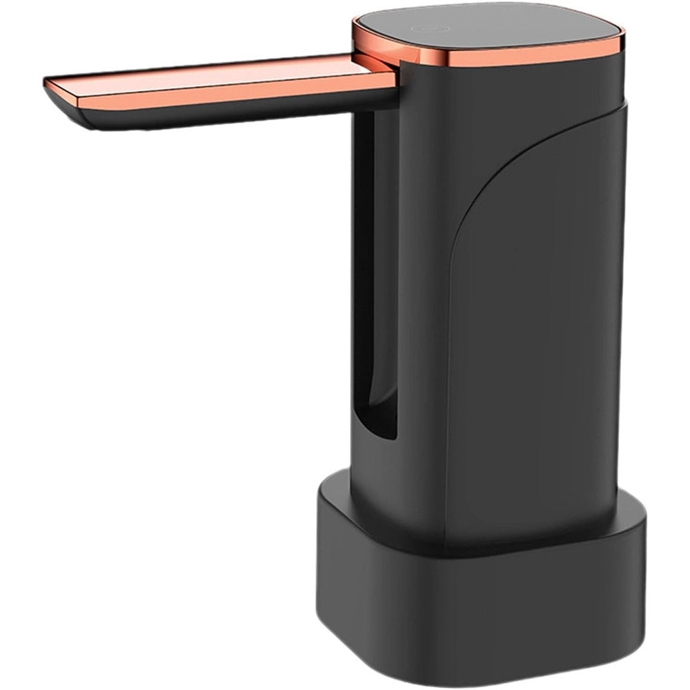 Trade Shop - Pompa D'acqua Dispenser Ricaricabile Usb Con Display A Led Portatile Pieghevole Q-cs80 -