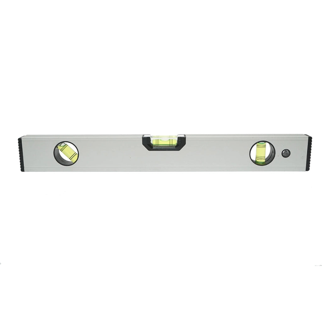 Nivella magnetica in alluminio, 400mm, con 3 bolle di livello e righello graduato 0-40cm, Crownman