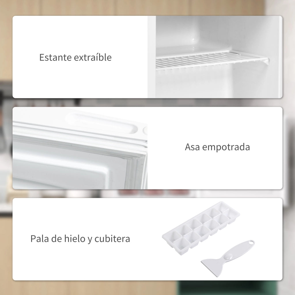 Congelatore Mini 35L Porta Reversibile a Basso Consumo ¨C zephmum ¨C Bianco