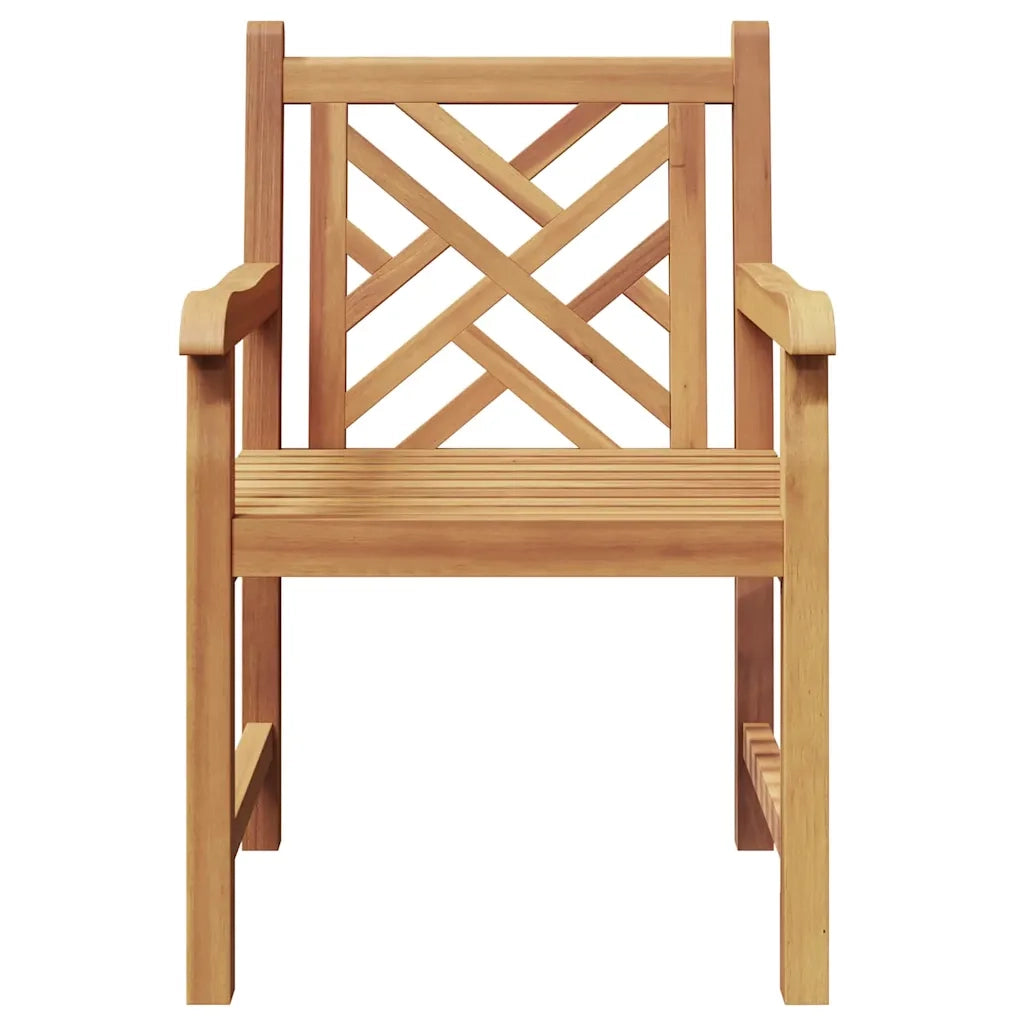 vidaXL Sedie da giardino 2 pcs Marrone 58 x 60 x 90 cm